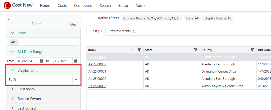 unit filtering 2